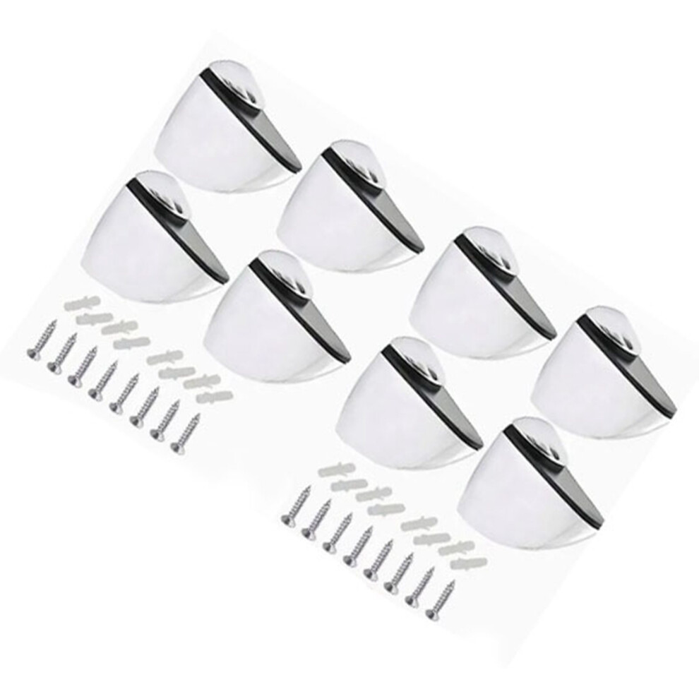 8Pcs Glass Clamp Clip Holder For Frames Shelf Zinc Alloy Adjustable Laminate Plate Bracket Connector 3151319411876