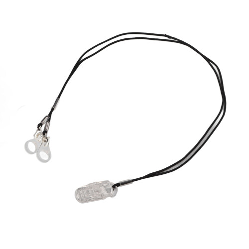 2 Stück Hörgeräteclips Lanyard Silikonringe BTE 2