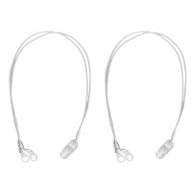 2er-Sets Silikon-Hörgeräteclips für BTE-Lanyard