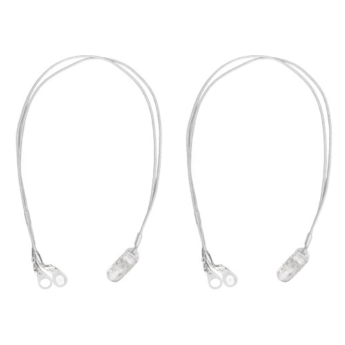 2er-Sets Silikon-Hörgeräteclips für BTE-Lanyard