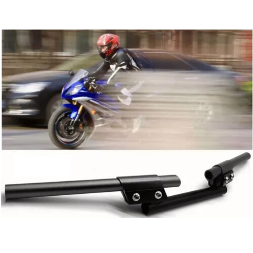 Schwarzer Motorradlenker aus Aluminiumlegierung 2
