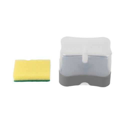 Graue ABS-Waschmittelspender-Box 14  10,5  10 cm 1