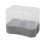 Graue ABS-Waschmittelspender-Box 14  10,5  10 cm 5