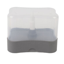 Graue ABS-Waschmittelspender-Box 14  10,5  10 cm