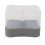 Graue ABS-Waschmittelspender-Box 14  10,5  10 cm 1