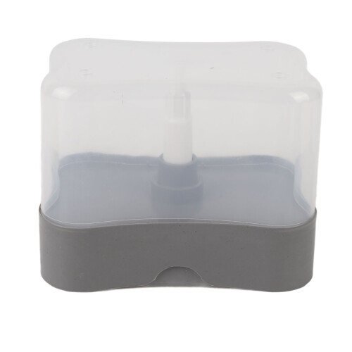 Graue ABS-Waschmittelspender-Box 14  10,5  10 cm