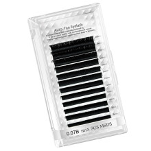 Auto-Fan-Wimpern 0.07B 0,3-0,6 Zoll Schwarz 12 Reihen