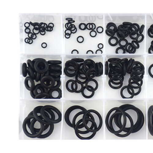 225 Stück metrischer O-Ring-Satz - Schwarz, wasserdicht 2