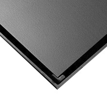 Quadratischer Duschbodenablauf aus Edelstahl schwarz