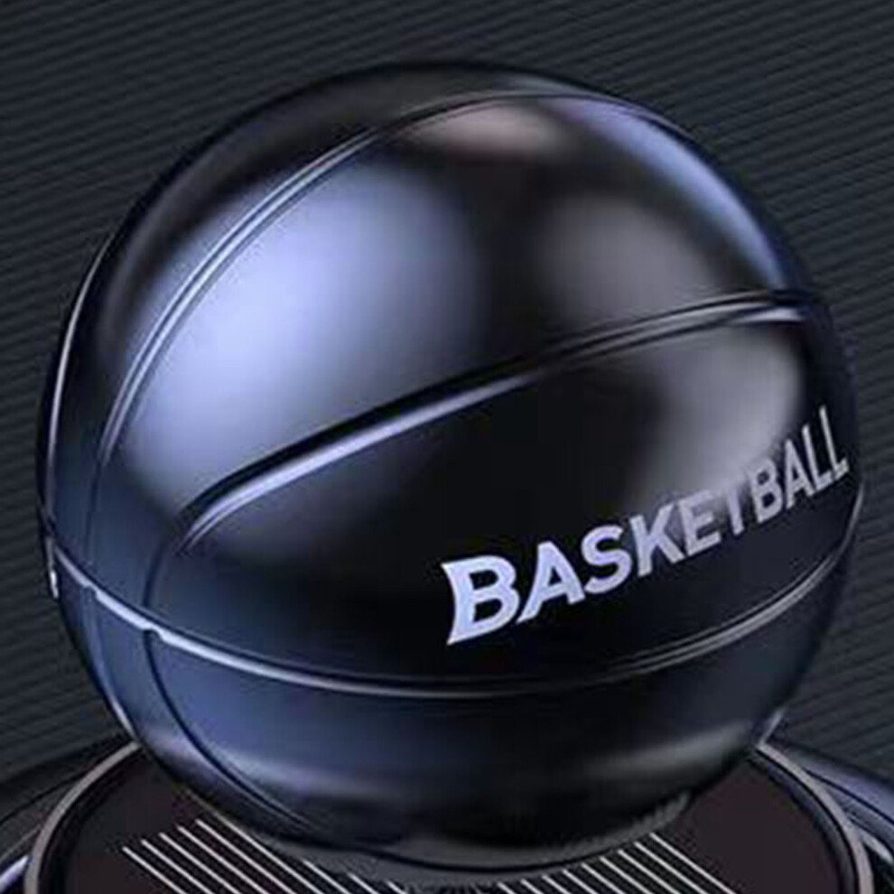 Car Solar Freshener Auto Rotatable Football Strong Alloy Stylish Design Car Air Freshener For Vehicle Decoration Glossy Black 7661319417151