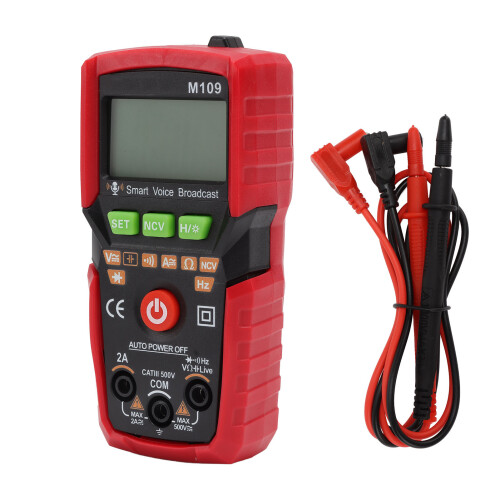 Digital-Multimeter 4000-stellig portabel rot 1