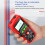 Digital-Multimeter 4000-stellig portabel rot 11