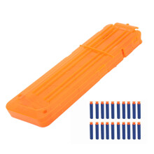 2 Stück weiche Magazinclips 15 Dartpfeile 26x8x2 cm Orange
