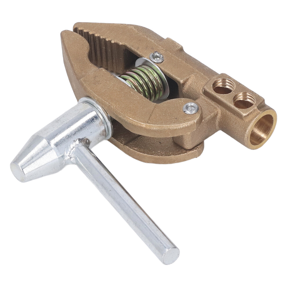 800A Grounding Brass Welding Clamp With Rubber Sleeve Practical Robust Welding Earth Clamp 32Mm 5051319418753