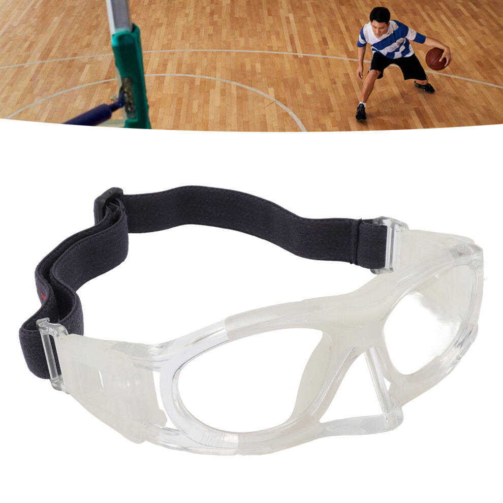 Outdoor Sports Glasses Impact Resistant Football Basketball Safety Goggles Anti Uv Anti Explosion Sports Goggles White 7891319418937
