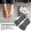 Split-Toe Yoga-Socken mittellang dunkelgrau 6