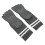 Split-Toe Yoga-Socken mittellang dunkelgrau 1