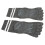 Split-Toe Yoga-Socken mittellang dunkelgrau 11