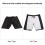 Herren-Badeshorts 4XL Schwarz 75-85 kg Polyester 3