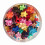 50 Stück 7# Blumenclips - BrightColor Haarclips 8