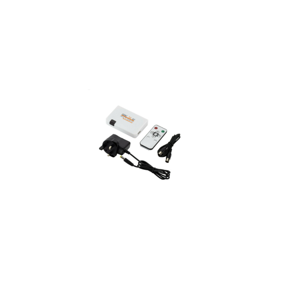 HDMI to RF Coaxial Adapter Box Transmitter W/Remote Control Converter