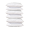 6 PACK Pillows Luxury Hotel Quality JUMBO Extra Filled Neck Support Stripe Pillow 1