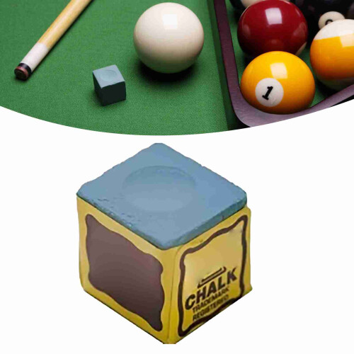 Poolkreidewürfel 12 Stück blau 2,3 cm Würfel 2