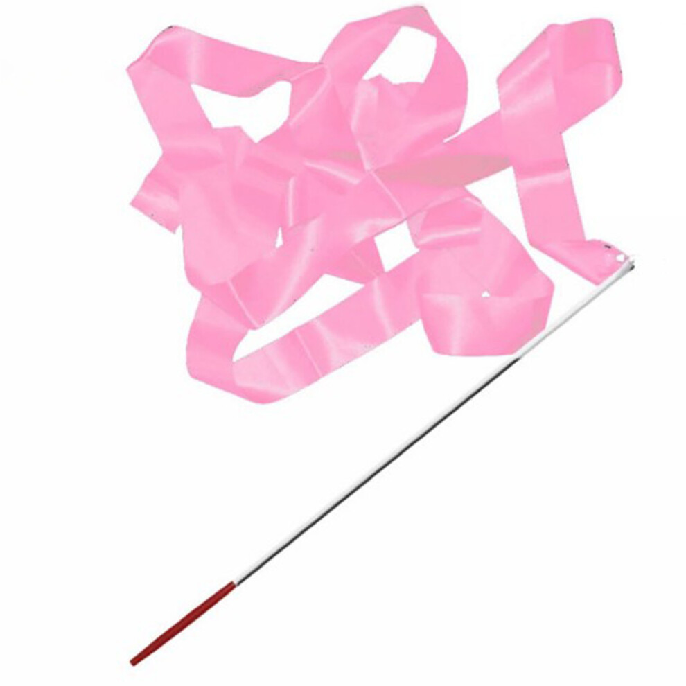 4m/13.12ft Dance Ribbons Gymnastics Ribbon Streamers Dancing Streamers Wands for Kids Pink-image-OPC-PHTHJQZ-NEW