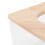 Rechtwinklige Hamster-Sandbad-Box 15x15x9.3cm Eiche 13