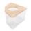 Rechtwinklige Hamster-Sandbad-Box 15x15x9.3cm Eiche 1