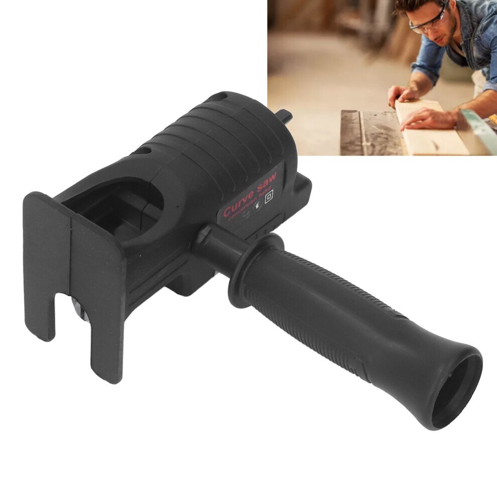 Electric Drill To Saw Adapter Steel Chuck Abs Housing Power Tool Adapter For Wood Cutting 4691319421813