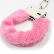 Military Handcuffs Metal and Plush Multifunction Adult Hand Cuffs for Couples Roleplay Outdoor Pink