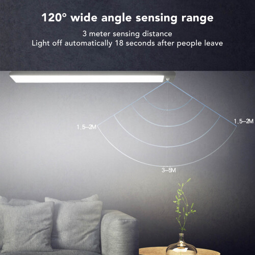 Bewegungssensor Lichtleiste 1500mAh 3W 200lm Weiß 3m 2