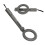 Grau ABS-Handheld-Pinpointer-Metalldetektor 9V 6