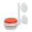 Blasen-Diffusor-Set - klarer Acryl, 7 cm  5,5 cm 2