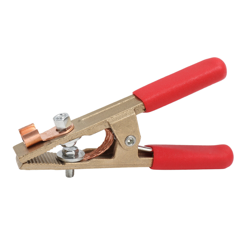 Welding Ground Clamp 300A A Type Earth Clip Firm Clamping Fixing Holding Tool For Welder Red Cover 9311319425196