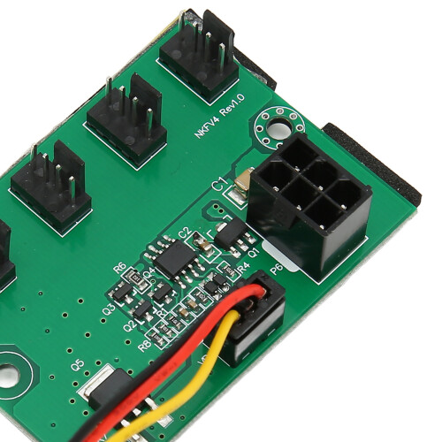 DC 12V PWM Lüfter-Hub 4-Wege Controller, 30 cm Kabel für PC-Gehäuselüfter 2