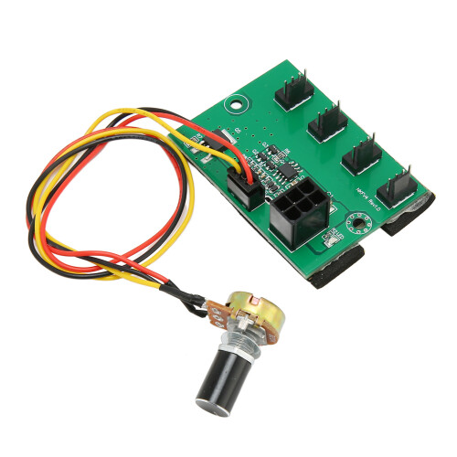 DC 12V PWM Lüfter-Hub 4-Wege Controller, 30 cm Kabel für PC-Gehäuselüfter 1