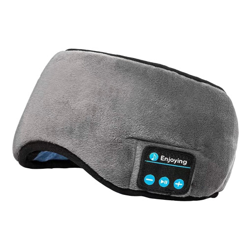 Schlafmaske grau Bluetooth 5.0 Einheitsgröße 2