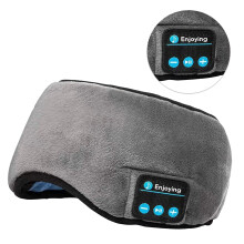 Schlafmaske grau Bluetooth 5.0 Einheitsgröße