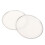 2PCS 6.5in Drumhead Replacement Waterproof Polyester Film Drum Head Jazz Drum Accessory White 14