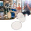 2PCS 6.5in Drumhead Replacement Waterproof Polyester Film Drum Head Jazz Drum Accessory White 13