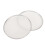 2PCS 6.5in Drumhead Replacement Waterproof Polyester Film Drum Head Jazz Drum Accessory White 1