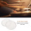 2PCS 6.5in Drumhead Replacement Waterproof Polyester Film Drum Head Jazz Drum Accessory White 6