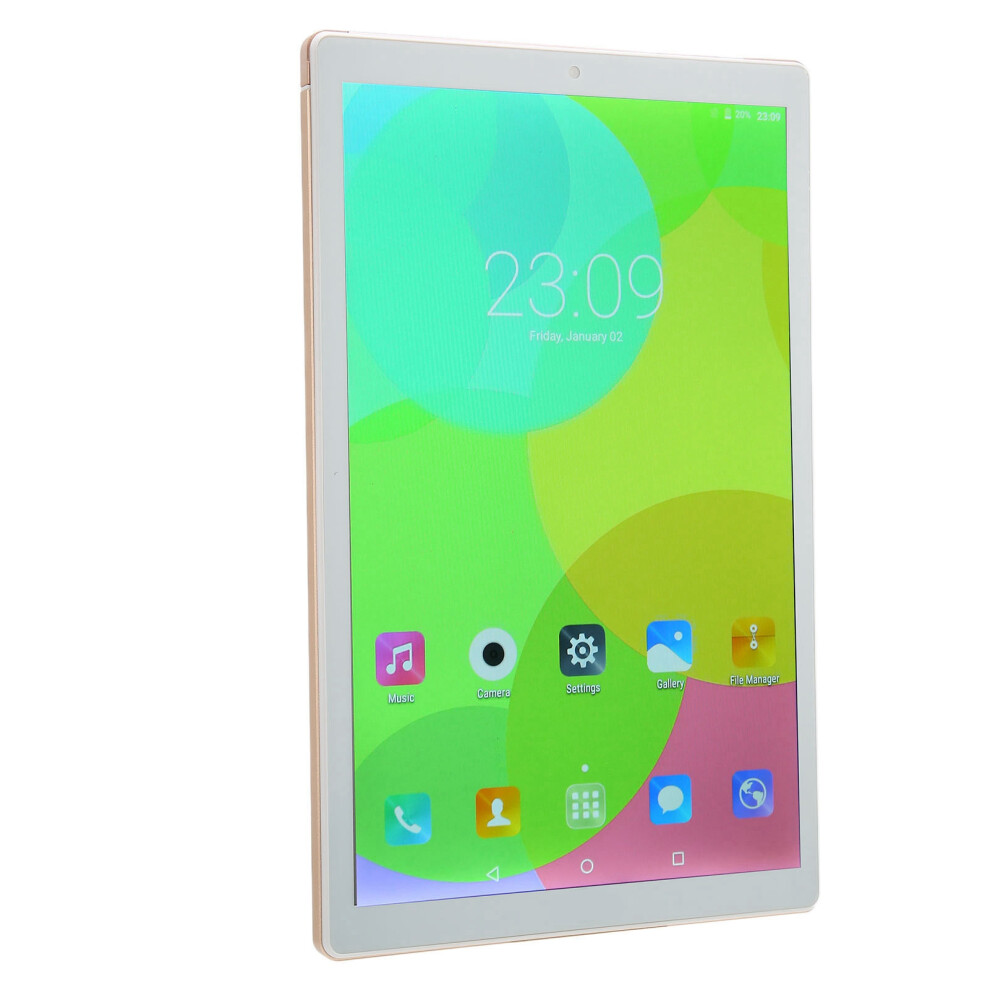 10.1In Tablet 2.4G 5G Type C Rechargeable 6Gb Ram 128Gb Rom 2560X1600 5Mp 8Mp Octa Core 5000Mah Tablet For Android11 Golden 4681319427373