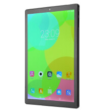 Black Tablet 10.1 Inch IPS 2560x1600 6GB RAM 128GB ROM Octa Core CPU 5000mAh HD Tablet for Office School Home 100‑240V EU Plug