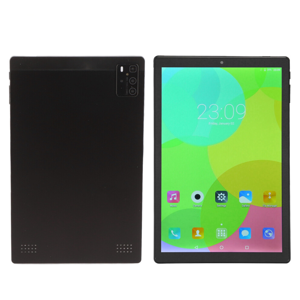 Tablet 10.1 Inch Ips 2560X1600 6Gb Ram 128Gb Rom Octa Core Cpu 5000Mah Hd Tablet For Office School Home 100Â240V Us Plug Black 4611319427363