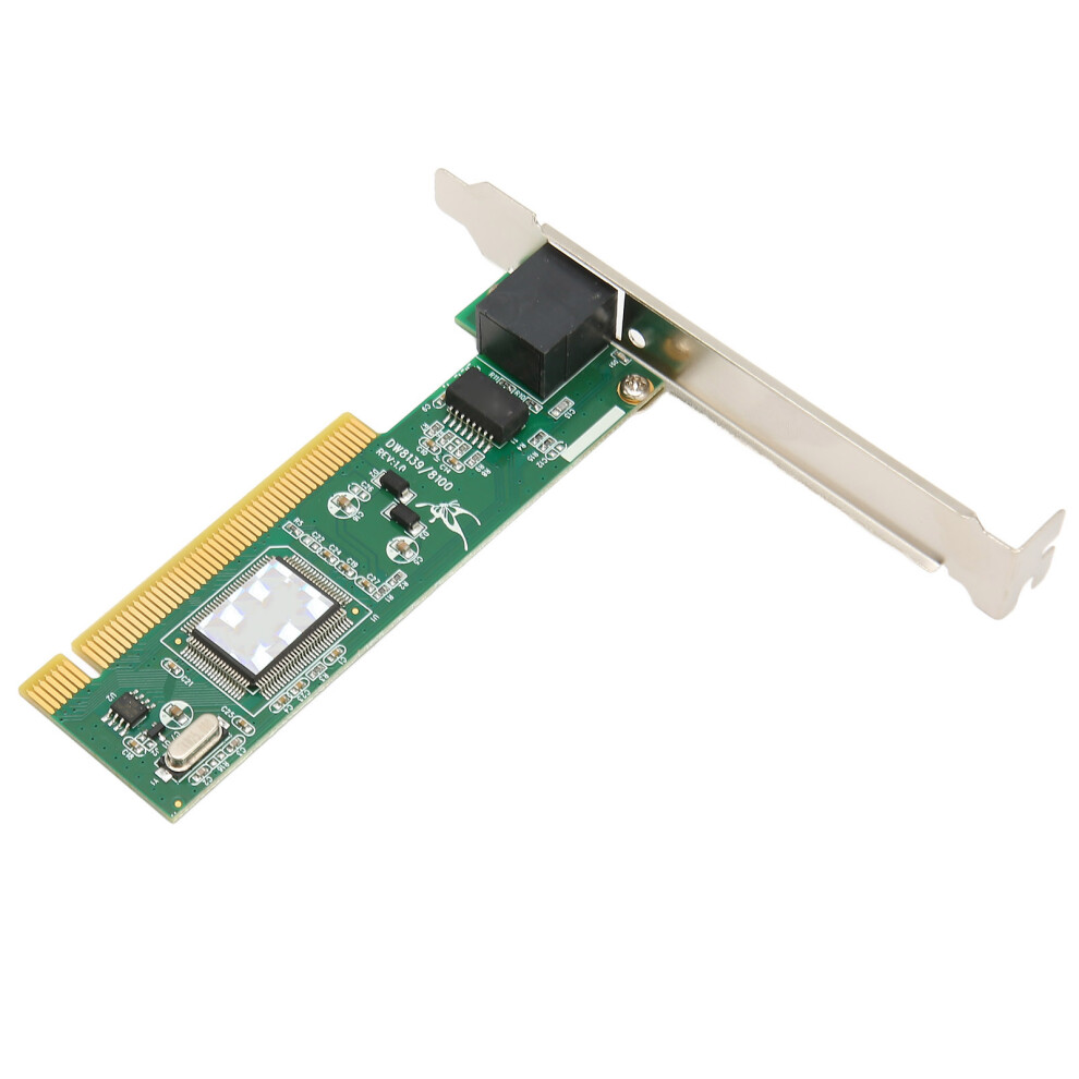 Pcie Network Card Self Adaption 10 100Mbps Nic Rj45 Auto Negotiate Pcie Ethernet Card For Computer Gaming 6901319427523