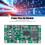 5V 1A USV-Modul, 18650-Batterie-Booster, PCB, 5W 21