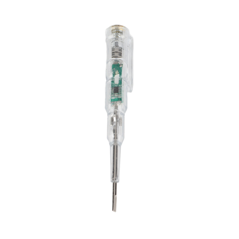 5 Pcs Electrical Tester Pen Multifunctional Bright Led Light Transparent Shell Inductive Voltage Tester Screwdriver 3391319428867